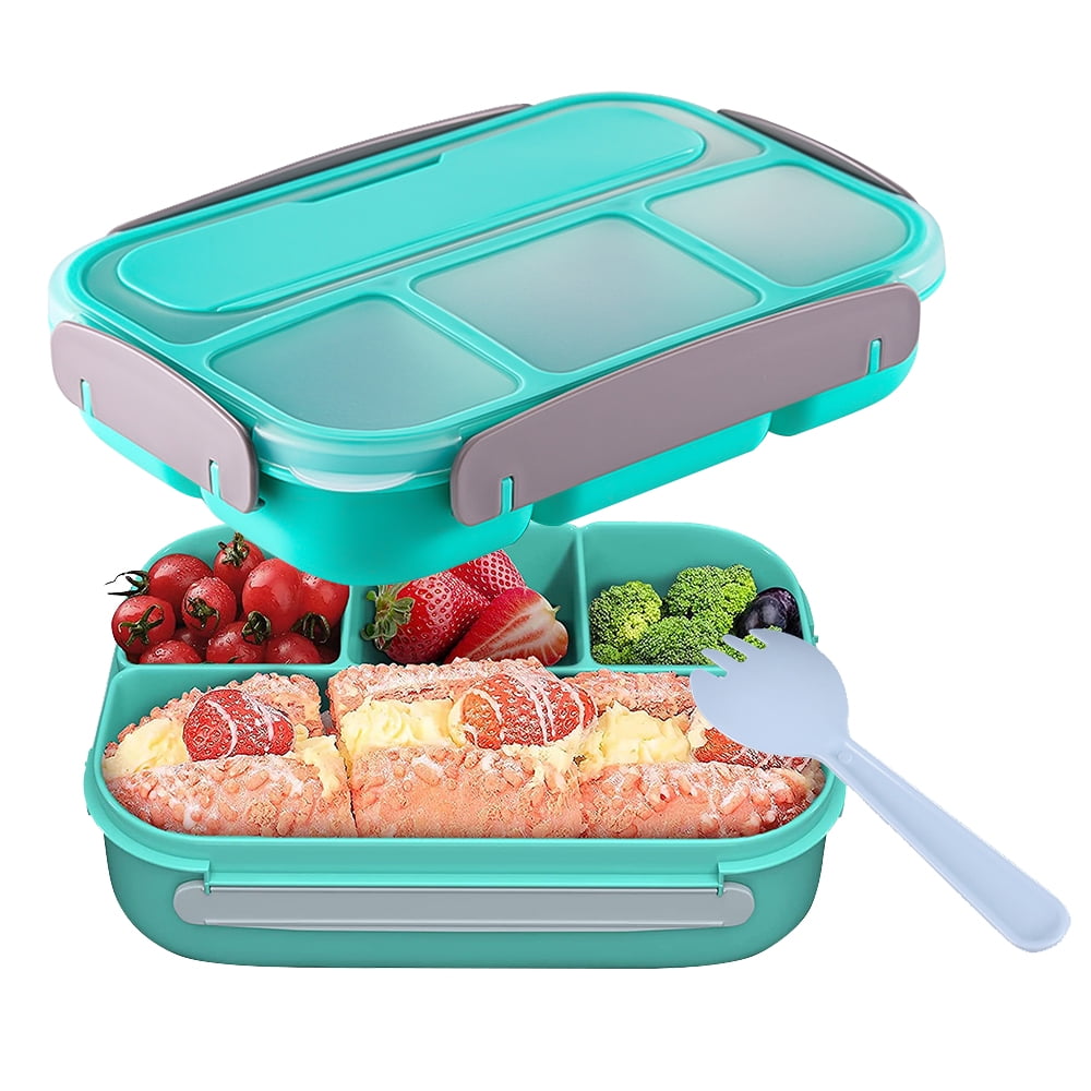 DFITO 1L Lunch Box for Adult and Kids, Food Containers with 4