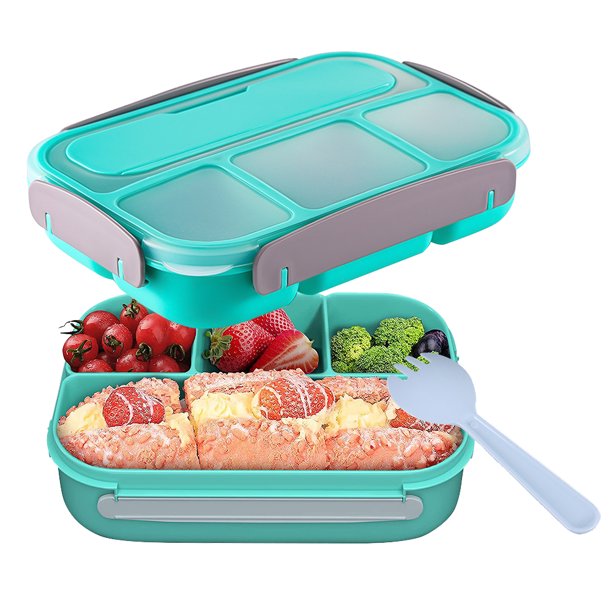 DFITO 1L Lunch Box for Adult and Kids, Food Containers with 4