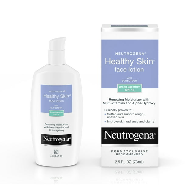niet voldoende Pardon voorkant Neutrogena Healthy Skin Face Moisturizer, SPF 15, w/ Vitamin C, 2.5 fl. oz  - Walmart.com