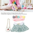 thumbnail image 4 of Lade De Ropa De Muñeca Juego DIY Linda Ropa De Ropa De Muñeca De 12 Pulgadas Accesorios Para Vestir Para Juegos De Roles Centros De Preescolar, 4 of 7