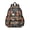 Basketball and Flame, variant on Basketball and Hoop Wooden Pattern Backpack for School, Cute School Bag with Adjustable Shoulder Straps and Padded Back, 13.4"x11"x4.7"