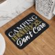 thumbnail image 5 of Alfombra de baño súper suave y antideslizante para el baño, la cocina, el dormitorio y el hogar, 15,75 x 23,62 pulgadas, diseño de "Camping Hair Don't Care", 5 of 6