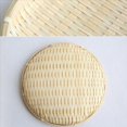 thumbnail image 3 of 4X Bamboo Weaving Straw Baskets Tier Rack Wicker Fruit Bread Storage Decorative Round Plate Stand Container-Single Layer, 3 of 4