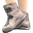 thumbnail image 1 of LAICAIW Couvre-Chaussures de Pluie / Galoshes Réutilisables Surchaussures / Semelle Épaisse Réutilisable Double Couche Mode Antidérapante Durable Facile à Utiliser Couvre-Chaussures pour Pluie Cyclisme Extérieur, 1 of 7