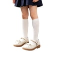 thumbnail image 3 of ibiyuan Mary Jane Shoes Girls Bow Closed Toe Heel Flats Dress Shoes Platform Loafers School Uniform Shoes, 3 of 7