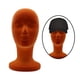 thumbnail image 4 of Soporte de exhibición de peluca de Cabeza femenina Macarena Base redonda estable Naranja Cabeza de maniquí, 4 of 8