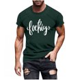 thumbnail image 1 of Camiseta de Manga Corta Impresa de Estilo Masculino, Tops Cortos para las Mujeres Pullover Casual Primavera Verano Uso Diario, 1 of 8