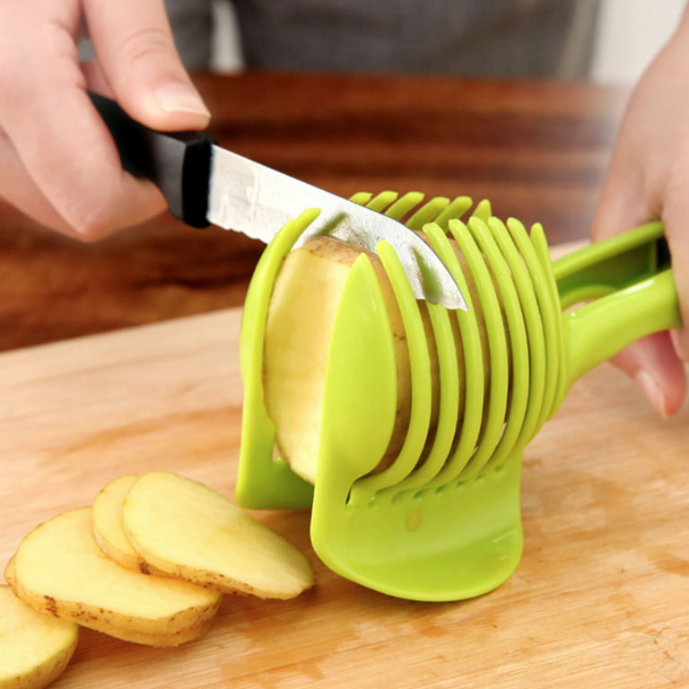 aoksee kitchen gadgets Multifunctional 2 in 1 Fruit Cutter Slicers Peeler  Scoop Slices Kitchen Tool Home Clearance Gifts For Them