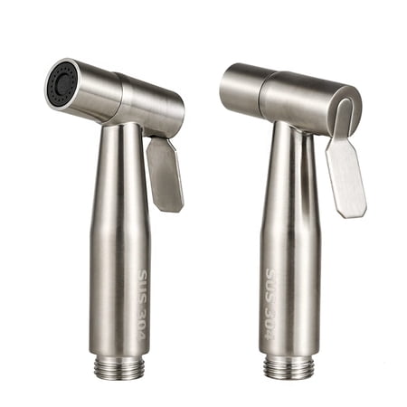 Votiekoye 2 Pieces Bidet Toilet Sprayer Head Stainless Steel Handheld Jet Spray for Toilet seat ...