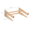 thumbnail image 4 of KAKOWELY Support pour Ordinateur Portable Support pour Ordinateur Portable Support de Tablette Support en Bois pour Ordinateur Portable Étagère de Rangement pour Ordinateur Portable Support Support 12.2"X10.63"X4.72 Pouces, 4 of 5