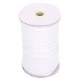 thumbnail image 2 of Banda elástica de 100 yardas, cinta de cuerda Flexible plana, mufla bucal, accesorios de ropa de 10mm (blanco), 2 of 5