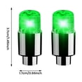 thumbnail image 5 of Linnome Tire Valve Stem LED Ambient Light Multicolor Vibration Activated Wheel Rim Decor Lamp Battery Operated Waterproof Auto Tire Atmosphere Accessory, 5 of 5