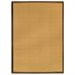 thumbnail image 3 of Linon Home - Natural Wool Rug with Jute Backing, Cork/Gold Border, 3 of 3
