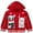Red, variant on Toddler Girls Sequin Zip Up Hoodie Sweatshirt with Long Sleeves Christmas Fall Winter Holiday Red, 4T