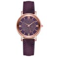 thumbnail image 2 of ZheElen Easy-to-read Ladies Quartz Watch Fashionable And Reliable Analog Display purple 1Set, 2 of 6