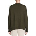thumbnail image 3 of Dreamers by Debut Women’s Oversized V-Neck Sweater with Long Sleeves, Midweight, Sizes XS-XL, 3 of 5