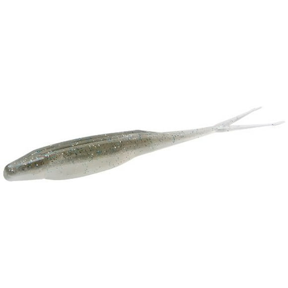 Zoom Bait Salty Super Fluke Bait-Pack of 10 (Smokin Shad, 5-Inch)