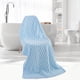 thumbnail image 4 of Toalla de Baño Grande de Terciopelo de 70 X 140 Cm, Gruesa, Suave y Absorbente, de Poliéster, para Hombre y Mujer | Diseño de Cuadros Azules y Blancos | Toalla de Playa, Toalla de Secado Rápido, para, 4 of 6