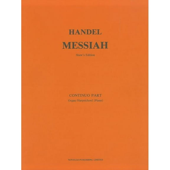 Messiah : Basso Continuo Part