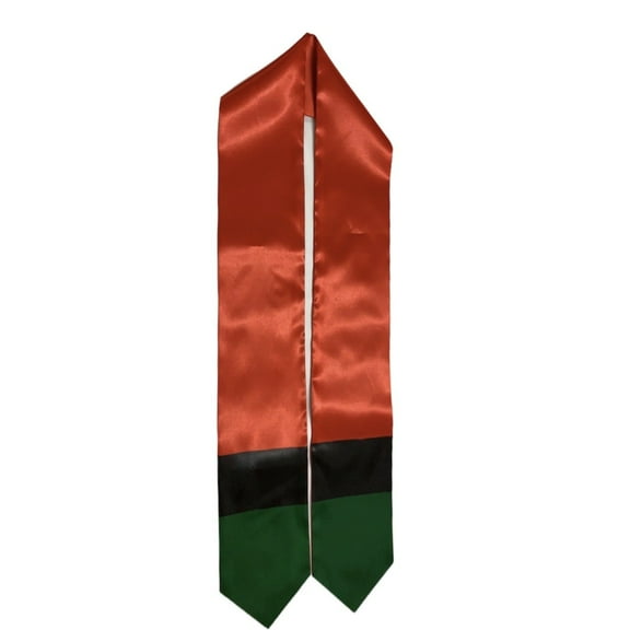 Pan African Flag Graduation Sash Stole
