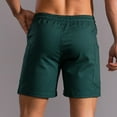 thumbnail image 5 of Bzhegqhd Men's Three-point Cotton Casual Athletic Shorts, Solid Color Mid-Rise Drawstring Waist with Pockets, Quick-Dry Gym Running Summer Shorts, 5 of 7