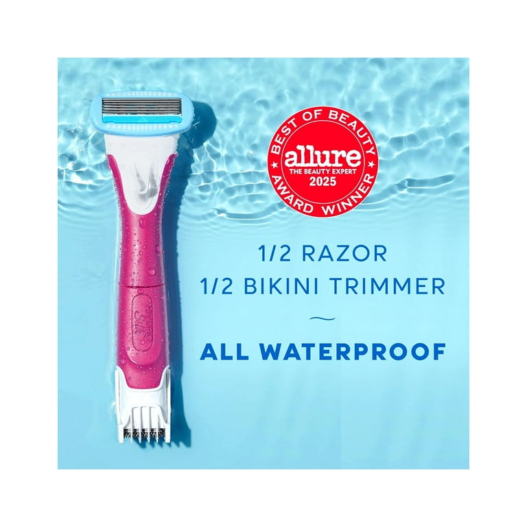 Schick Hydro Silk Trimstyle Razor & Bikini Trimmer + Refill - 3