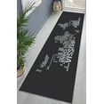 thumbnail image 3 of Black And White Rugs, Office Rug, Floor Rugs, Salon Rug, Machine Washable Rug, Map Rugs, Black Rugs, Rug, Indoor Rug, Home Decor, Large Rug, 2.6'x4' - 80x120 cm, 3 of 7