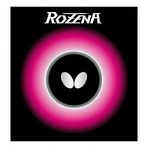 Butterfly Rozena Table Tennis Rubber, 2.1 mm, Black