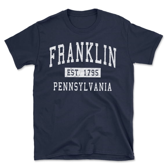 Franklin Pennsylvania Classic Established Men's Cotton T-Shirt