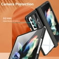 thumbnail image 5 of Compatible with Samsung Z Fold 4 Case with Built-in Screen Protector, Soft TPU Bumper Case for Samsung Galaxy Z Fold 4 Clear Phone Case Shockproof Anti-Scratch Transparent Cases (Black), 5 of 6