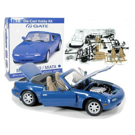 Blue Mazda MX5 Miata 1:18 Scale Die Cast Model Kit