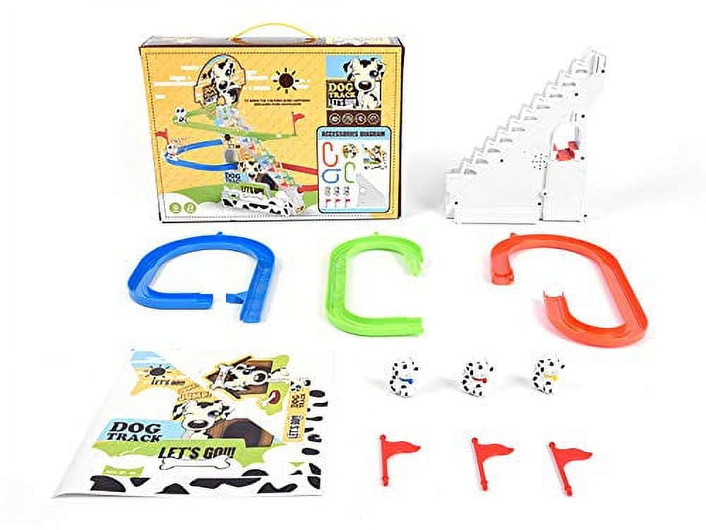 USToyOutlet Dog Days Puppy Track Racer - White