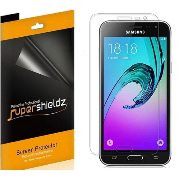 [6-pack] Supershieldz for Samsung Galaxy Amp Prime / Galaxy Sol Screen Protector, Anti-Bubble High Definition (HD) Clear Shield