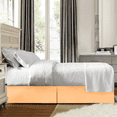 thumbnail image 3 of Luxury Dust Ruffle Double Brushed Microfiber Pleated Bed Skirt 14" Tailored Drop, 3 of 8