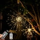 thumbnail image 1 of Lámpara de fuegos artificiales LED, lámpara de alambre de cobre, lámpara de habitación, estrellas, lámpara decorativa de alambre de cobre, cadena, sección interior y exterior, 1 of 5