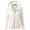 White, variant on Women Hooded Sweater Coat Winter Warm Wool Zipper Coat Cotton Coat Outwear