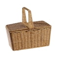 thumbnail image 3 of Canasta de picnic de material de PP con mango Cesta de almacenamiento de compras de juguetes rústicos rústicos multifuncionales 15.3x10.2x13.7 Esquinas redondeadas, 3 of 8
