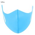 thumbnail image 1 of Mascarillas antipolvo para niños, suaves y lavables, reutilizables y ajustadas, de esponja, color azul (paquete de 10), 1 of 8