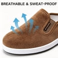 thumbnail image 3 of CHICVOMEY Mules for Men Closed Toe Canvas Slip on Non Slip Breathable Lightweight Casual Outdoor Walking Shoes, 3 of 7