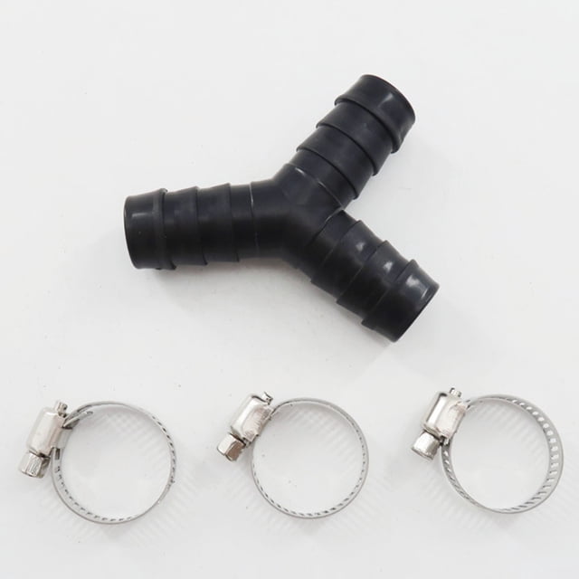 Washing Machine Drain Hose Y Type Reducer for Split Pipe Connection - Durable Connector with Three Way Adapter Functionality