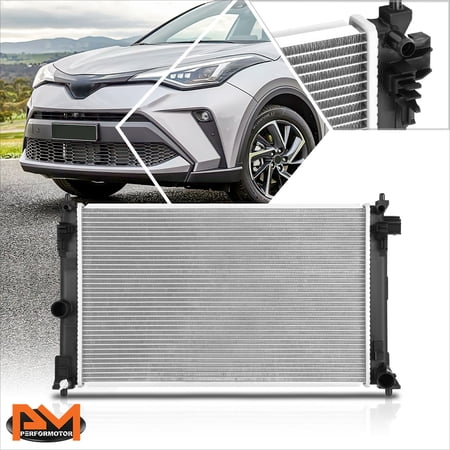 PM PERFORMOTOR for 18-21 Toyota C-HR/Corolla OE Style Aluminum Core Cooling Radiator DPI-13666