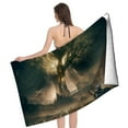 thumbnail image 4 of Elden Ring Toalla de playa de secado rápido con diseño temático, regalo para mujeres y niñas, ideal para cumpleaños, fans, amantes de la música, uso en la playa o al aire libre, 78 × 150 cm, 4 of 6