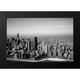 thumbnail image 2 of Highsmith, Carol 18x13 Black Modern Framed Museum Art Print Titled - Aerial view of lakeshore Chicago Illinois, 2 of 5