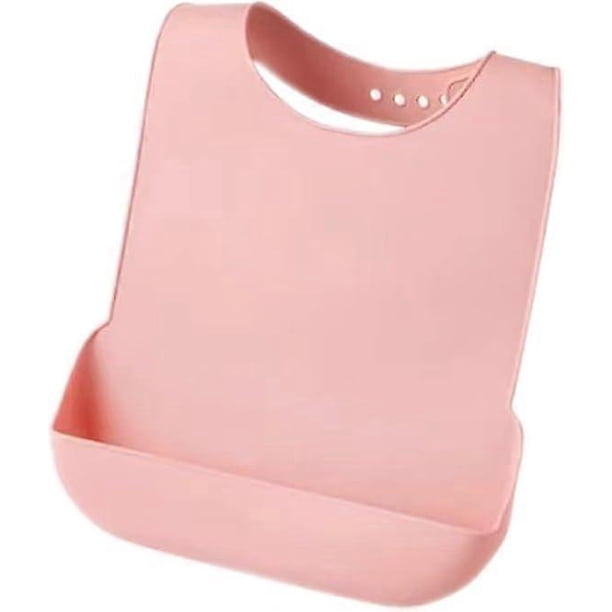 Baberos de silicona lavables para adultos mayores, babero de silicona ajustable para adultos, baberos de alimentación para ancianos con discapacidad