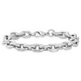 thumbnail image 6 of Invicta Jewelry Men's Knife Edge Oval Link Chain Bracelet (10.6mm) - 8.75", 6 of 7