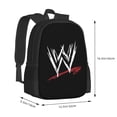 thumbnail image 3 of 16.5in Wres-Tler W-W,E Backpacks Cute Bag Anime Backpack Cartoon Bags Bookbag Daypack Outdoor Travel, 3 of 8