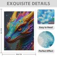 thumbnail image 3 of Diamond Art Kits for Adults - 5d Rainbow Dragon Vibrant Scales Diamond Painting for Adults, Diamond Art for Adults Beginners, Diamond Painting Kits for Adults for Home Wall Decor, 3 of 7
