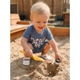 thumbnail image 6 of BemeyourBBs Newborn Boy Boy Girl Summer Clothes Infant Hospital Going Home Outfit New To The Crew Letters Embroidery Crew Neck Short Sleeve Romper and Elastic Waist Pockets Shorts Set, 6 of 9