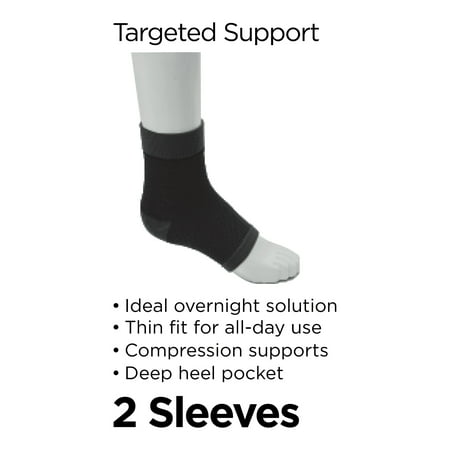 Equate Plantar Fasciitis Sleeve, S/M, 2 Count