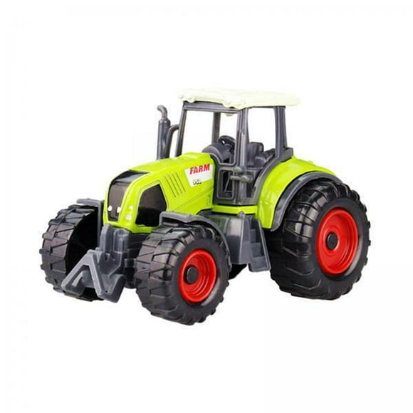 Lipstore 4xKids Mini Tractor Ornaments Diecast Vehicle Toy for Holiday New Year Present green
